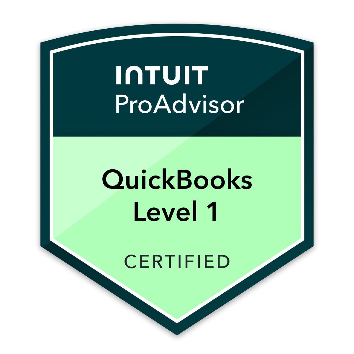 Intuit ProAdvisor QuickBooks Online Level 1 Certified